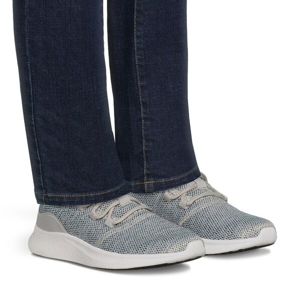 Womens Comfortable Memory Foam Lightweight Trainer Sneakers Avia Knit Gray - Picture 8 of 8